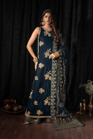 IZNIK | EXCLUSIVE VELVET | IV-51 EMBROIDERED VELVET