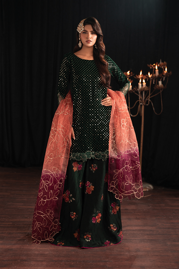 IZNIK | EXCLUSIVE VELVET | IV-53 EMBROIDERED VELVET