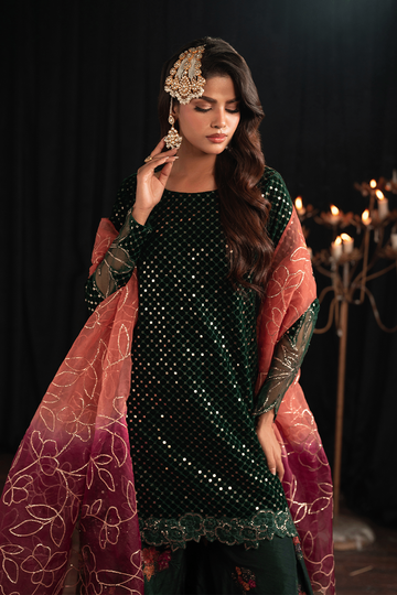 IZNIK | EXCLUSIVE VELVET | IV-53 EMBROIDERED VELVET