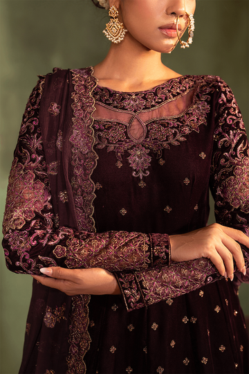 IZNIK | EXCLUSIVE VELVET | IV-54 EMBROIDERED VELVET