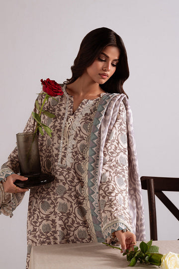 CROSS STITCH | KHADDAR-LINEN-MARINA'25 | IZNIK BLOOM