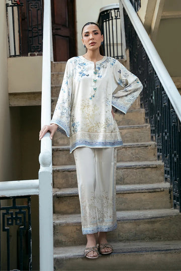 NADIA FAROOQUI | LUXE PRINTS | IVORY FLORA