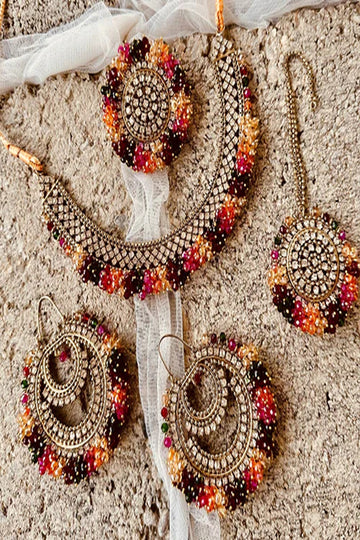 KOH-E-GEM | JEWELLERY | JASHN-E-NOOR NECKLACE SET