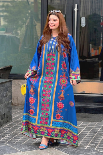BE YOURSELF | KAFTAAN | PRINTED KAFTAN DRESS | KF-007