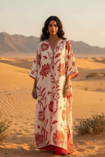 BE YOURSELF | KAFTAAN | PRINTED KAFTAN DRESS | KF-009