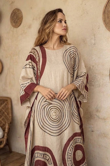 BE YOURSELF | KAFTAAN | PRINTED KAFTAN DRESS | KF-0100