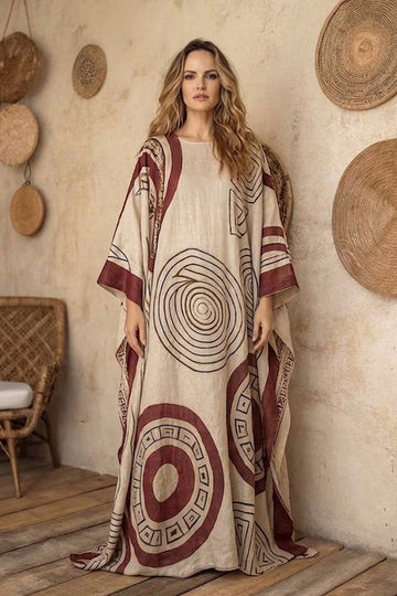 BE YOURSELF | KAFTAAN | PRINTED KAFTAN DRESS | KF-0100