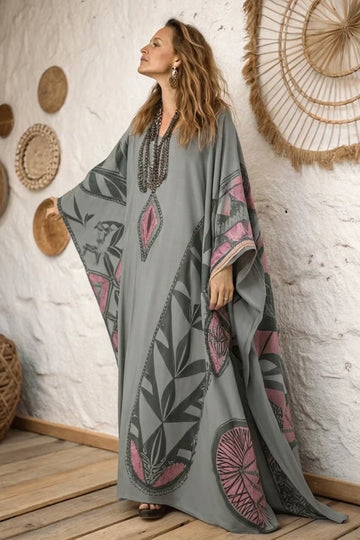 BE YOURSELF | KAFTAAN | PRINTED KAFTAN DRESS | KF-0101