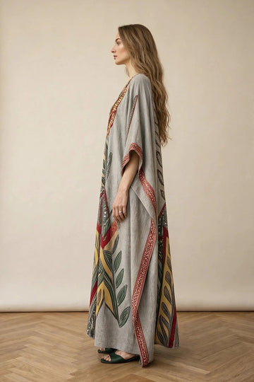 BE YOURSELF | KAFTAAN | PRINTED KAFTAN DRESS | KF-0102