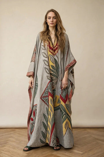 BE YOURSELF | KAFTAAN | PRINTED KAFTAN DRESS | KF-0102