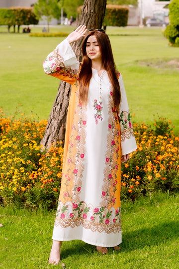 BE YOURSELF | KAFTAAN | PRINTED KAFTAN DRESS | KF-0105