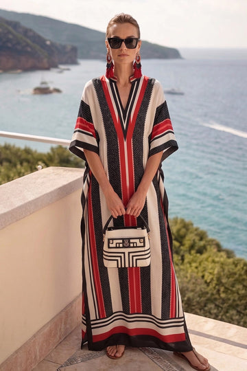 BE YOURSELF | KAFTAAN | PRINTED KAFTAN DRESS | KF-0110