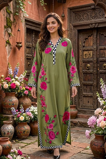 BE YOURSELF | KAFTAAN | PRINTED KAFTAN DRESS | KF-015