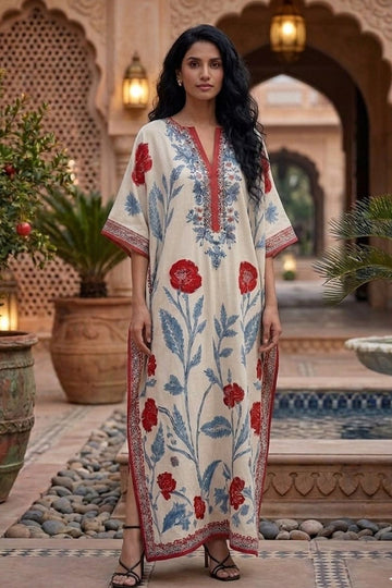 BE YOURSELF | KAFTAAN | PRINTED KAFTAN DRESS | KF-018