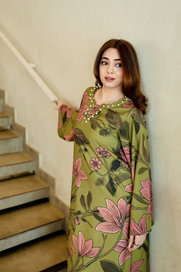 BE YOURSELF | KAFTAAN | PRINTED KAFTAN DRESS | KF-093
