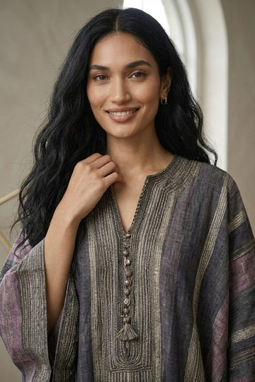 BE YOURSELF | KAFTAAN | PRINTED KAFTAN DRESS | KF-094