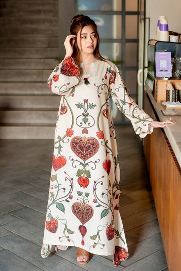 BE YOURSELF | KAFTAAN | PRINTED KAFTAN DRESS | KF-098