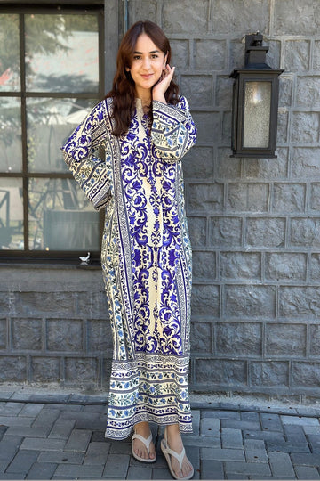 SILAYI PRET | PRINTED KAFTAAN | KF14