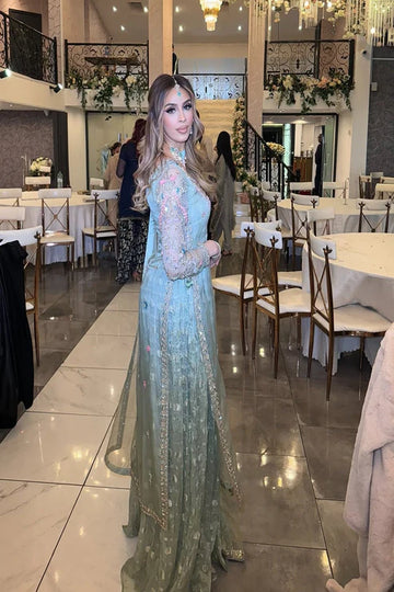 HAFSAH|SANA - ORGANZA ENSEMBLE - AVAILABLE IN ALL COLORS