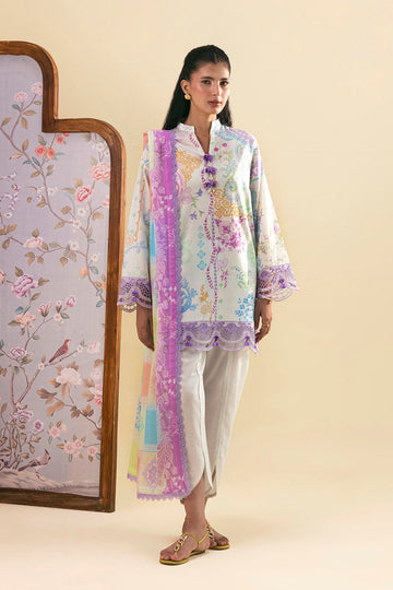 SANA SAFINAZ | ROZMARRA '26.VOL.2 | EMBROIDERED 3 PIECE LAWN SUIT | LM261-001-CG