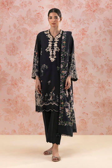 SANA SAFINAZ | ROZMARRA '26.VOL.2 | EMBROIDERED 3 PIECE LAWN SUIT | LM261-002-CG