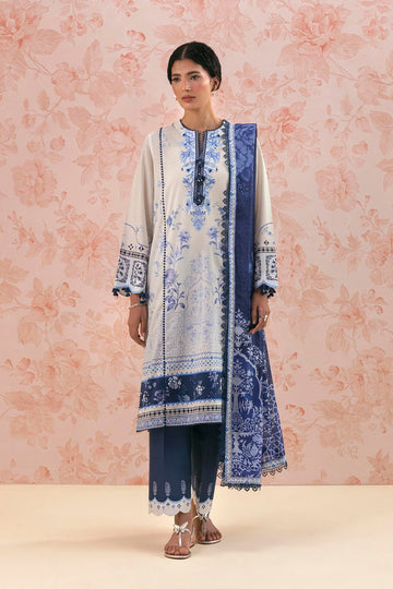 SANA SAFINAZ | ROZMARRA '26.VOL.2 | EMBROIDERED 3 PIECE LAWN SUIT | LM261-006-CG