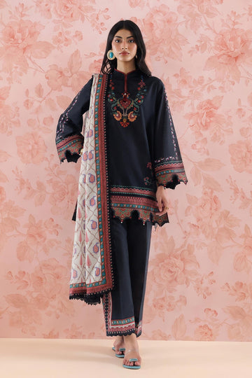 SANA SAFINAZ | ROZMARRA '26.VOL.2 | EMBROIDERED 3 PIECE LAWN SUIT | LM261-008-CG