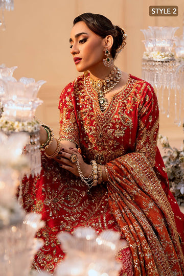AIK | WEDDING FESTIVE ’25 VOL. 1 - LOOK 01 | STYLE 02 | LONG SHIRT WITH CRUSHED GHARARA