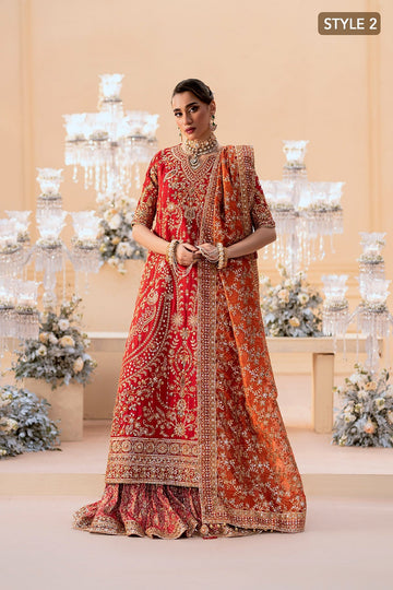 AIK | WEDDING FESTIVE ’25 VOL. 1 - LOOK 01 | STYLE 02 | LONG SHIRT WITH CRUSHED GHARARA