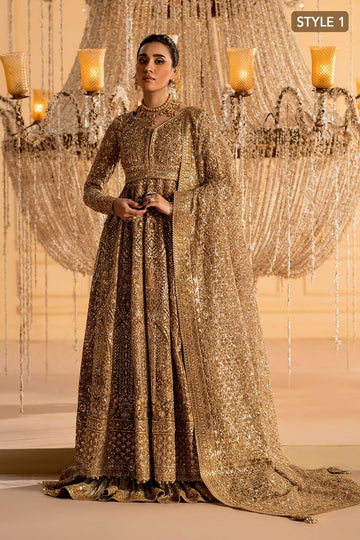 AIK | WEDDING FESTIVE ’25 VOL. 1 - LOOK 05 | STYLE 01 | KALIDAR WITH CRUSHED SKIRT