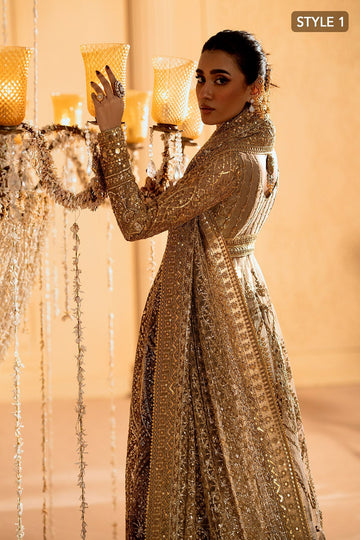 AIK | WEDDING FESTIVE ’25 VOL. 1 - LOOK 05 | STYLE 01 | KALIDAR WITH CRUSHED SKIRT