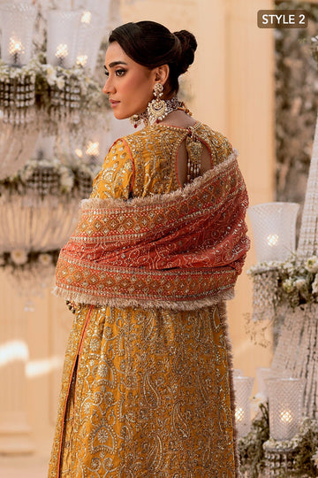 AIK | WEDDING FESTIVE ’25 VOL. 1 - LOOK 08 | STYLE 02 | LONG SHIRT WITH CRUSHED SHARARA