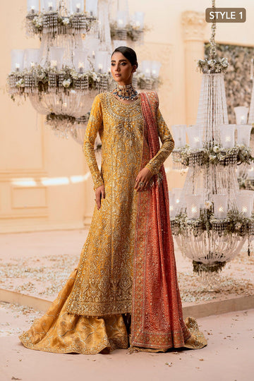 AIK | WEDDING FESTIVE ’25 VOL. 1 - LOOK 08 | STYLE 01 | LONG SHIRT WITH FARSHI GHARARA