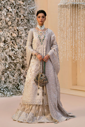 AIK | WEDDING FESTIVE ’25 VOL. 1 - LOOK 09 | STYLE 01 | OPEN FRONT SHIRT WITH CRUSHED SKIRT
