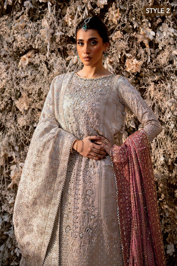 AIK | WEDDING FESTIVE ’25 VOL. 1 - LOOK 09 | STYLE 02 | SIDE SLIT OPEN SHIRT WITH CRUSHED FROCK