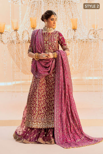 AIK | WEDDING FESTIVE ’25 VOL. 1 - LOOK 10 | STYLE 02 | LONG SHIRT WITH CRUSHED GHARARA