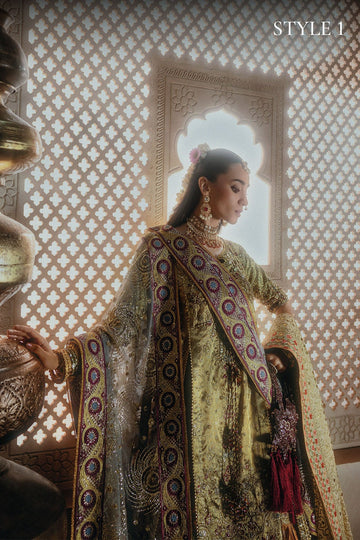 AIK | WEDDING FESTIVE '26 - VOL.2 | LOOK B2601 | STYLE 01 | SLIT SHIRT WITH GHARARA