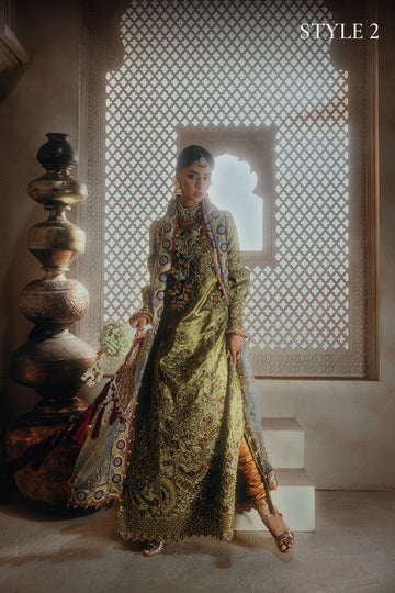 AIK | WEDDING FESTIVE '26 - VOL.2 | LOOK B2601 | STYLE 02 | LONG SHIRT WITH CHURI PAJAMA