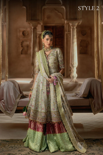 AIK | WEDDING FESTIVE '26 - VOL.2 | LOOK B2602 | STYLE 02 | SHORT KALIDAR WITH SHARARA