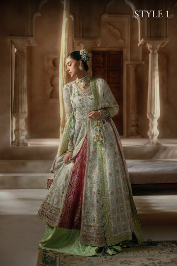 AIK | WEDDING FESTIVE '26 - VOL.2 | LOOK B2602 | STYLE 01 | KALIDAR SHIRT WITH SKIRT