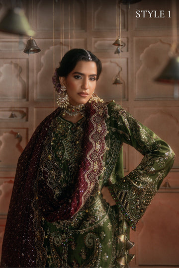 AIK | WEDDING FESTIVE '26 - VOL.2 | LOOK B2605 | STYLE 01 | LONG SHIRT WITH FLARED SHALWAR