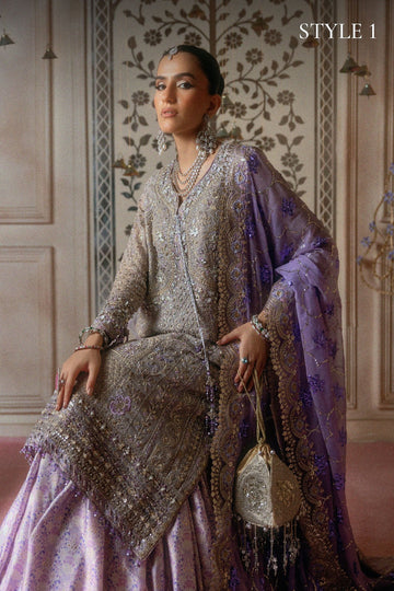 AIK | WEDDING FESTIVE '26 - VOL.2 | LOOK B2609 | STYLE 01 | SHORT SHIRT WITH GHARARA