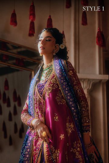 AIK | WEDDING FESTIVE '26 - VOL.2 | LOOK B2610 | STYLE 01 | OPEN FRONT SHIRT WITH PALAZZO