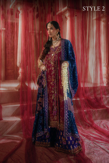 AIK | WEDDING FESTIVE '26 - VOL.2 | LOOK B2610 | STYLE 01 | OPEN FRONT SHIRT WITH PALAZZO