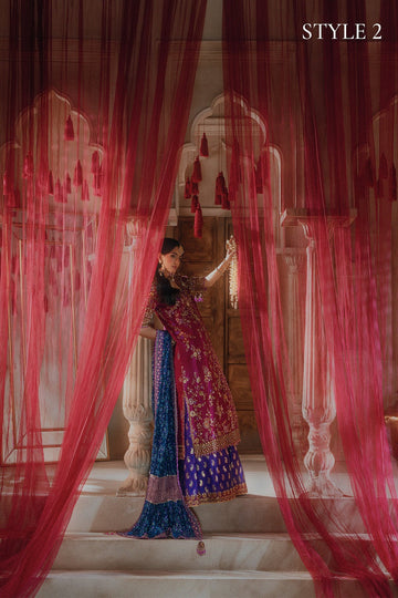 AIK | WEDDING FESTIVE '26 - VOL.2 | LOOK B2610 | STYLE 02 | ANGRAKHA WITH PALAZZO