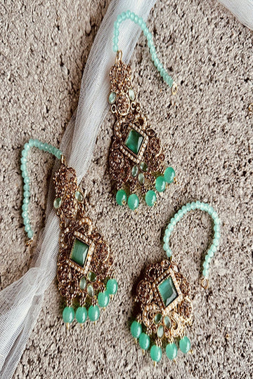KOH-E-GEM | JEWELLERY | LUMIÈRE CHOKER SET - MINT