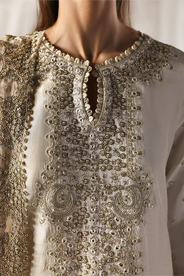 EMAAN ADEEL | SEREIN LUXE SILK | MISTY DAWN