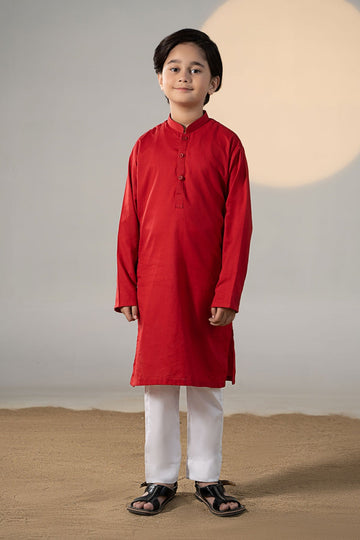 MARIA B | KIDSWEAR | BOYS | DYED DOBBY KURTA | MKB-SS24-05