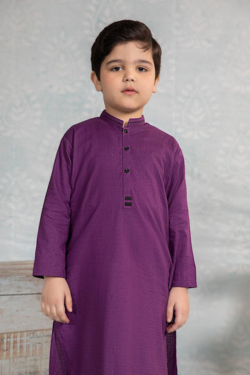 MARIA B | KIDSWEAR | BOYS | DYED DOBBY KURTA | MKB-SS24-06