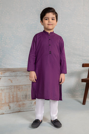 MARIA B | KIDSWEAR | BOYS | DYED DOBBY KURTA | MKB-SS24-06